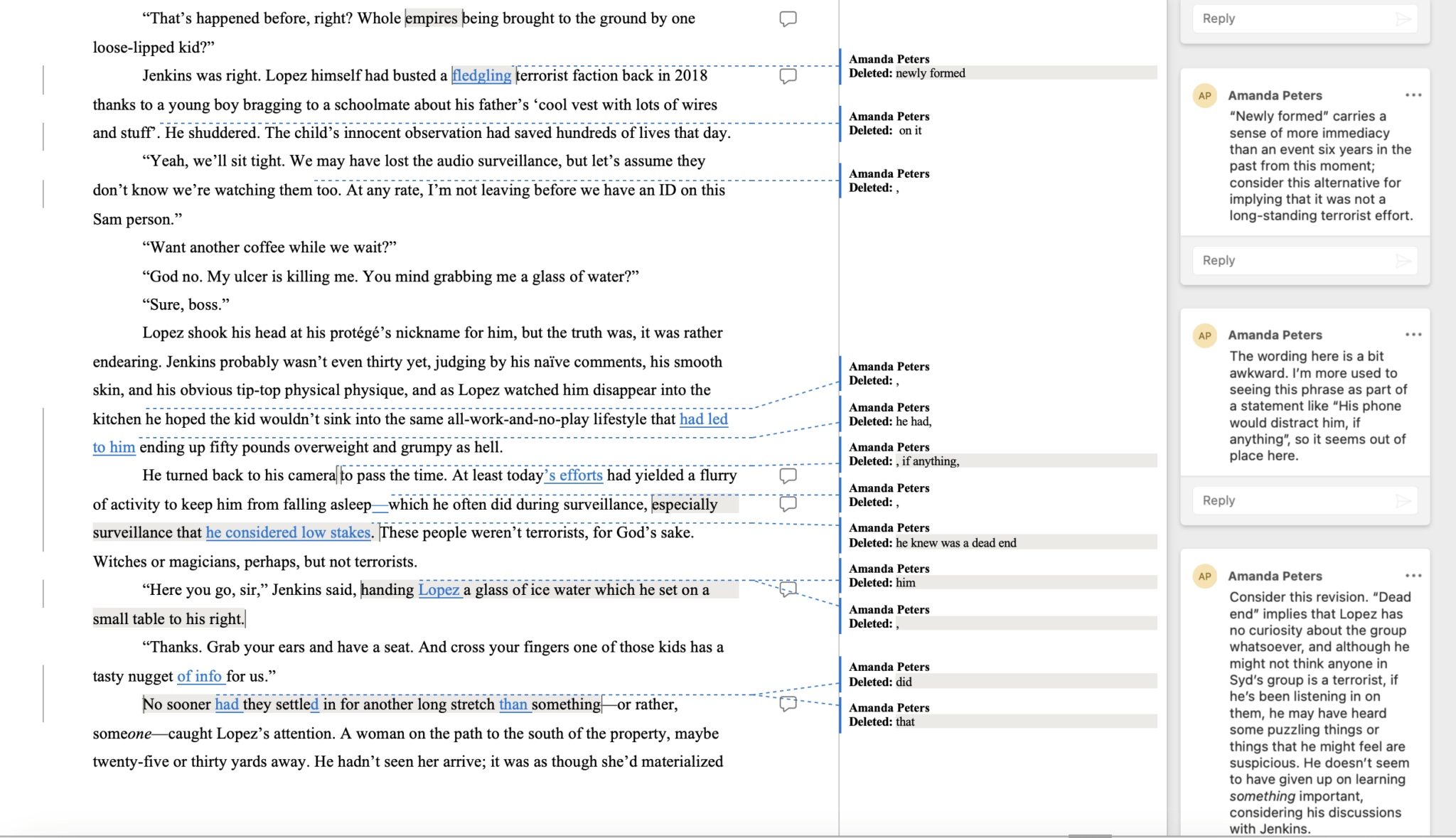 A Peek Behind the Editing Curtain