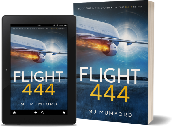 TimeBlink: Flight 444, novel by MJ Mumford